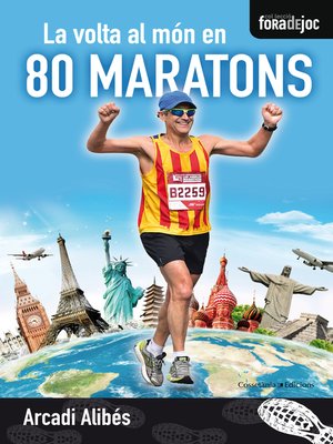 cover image of La volta al món en 80 maratons